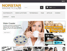 Tablet Screenshot of norstarmagnetics.com